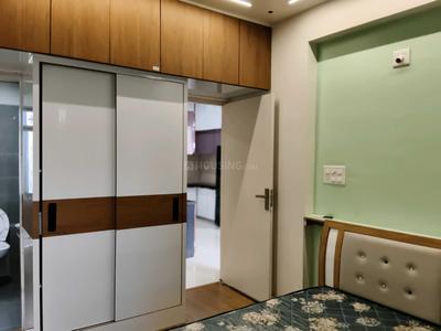 Bedroom Image of 1185 Sq.ft 2 BHK Apartment / Flat for rent in Aashray Atulyam, Shilaj Ahmedabad for Rs. 28000