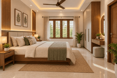 Bedroom Image of 2000 Sq.ft 3 BHK Independent House for sale in Ollur Thrissur for Rs. 11800000