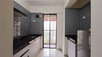 Kitchen Image of 850 Sq.ft 2 BHK Apartment / Flat for rent in Raunak City, Kalyan West Kalyan for Rs. 24200