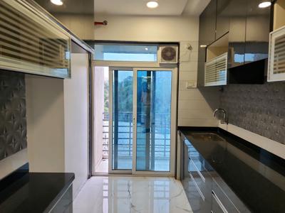 Kitchen Image of 650 Sq.ft 1 BHK Apartment / Flat for sale in Om Paraiso, Khidkali Thane for Rs. 3995000