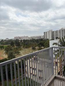 Balcony Image of 600 Sq.ft 1 BHK Apartment / Flat for rent in Whitefield Bengaluru for Rs. 27500