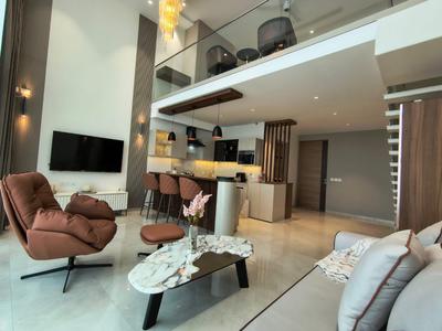Hall Image of 1300 Sq.ft 1 BHK Duplex for rent in M3M Skywalk, Sector 74 Gurgaon for Rs. 100000