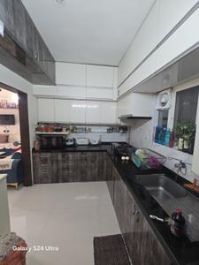 Kitchen Image of 1200 Sq.ft 3 BHK Apartment / Flat for rent in Kumar Princeville, Moshi Pune for Rs. 45000