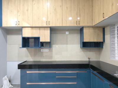 Kitchen Image of 1390 Sq.ft 2 BHK Builder Floor for rent in Gunjur Palya Bengaluru for Rs. 30000