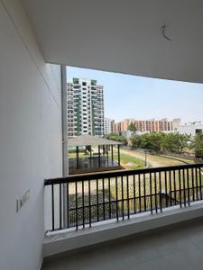 Balcony Image of 1240 Sq.ft 3 BHK Apartment / Flat for rent in Cosmos Ashoka Apartment, Milakpur Goojar Bhiwadi for Rs. 15000