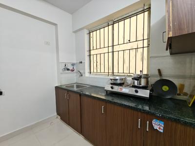 Kitchen Image of 550 Sq.ft 1 BHK Apartment / Flat for rent in Brookefield Bengaluru for Rs. 17000