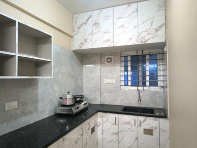 Kitchen Image of 550 Sq.ft 1 BHK Builder Floor for rent in Kodathi Bengaluru for Rs. 19000