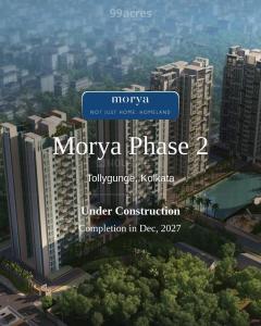 Image of 1495 Sq.ft 3.5 BHK Apartment / Flat for sale in Morya Phase II, Tollygunge, Kolkata for Rs. 26900000