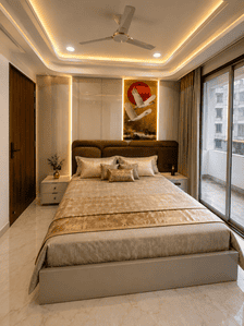 Bedroom Image of 1500 Sq.ft 3 BHK Apartment / Flat for sale in Govindpura Jaipur for Rs. 6490000