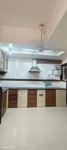 Kitchen Image of 1630 Sq.ft 3 BHK Apartment / Flat for rent in Vishwam Residency, Gotri Vadodara for Rs. 20000