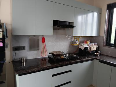 Kitchen Image of 1200 Sq.ft 2 BHK Builder Floor for rent in Sector 122 Noida for Rs. 26000
