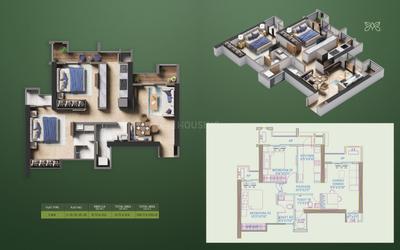 Image of 1100 Sq.ft 3 BHK Apartment / Flat for sale in Squarefeet Avatara Phase 1, Kasarvadavali, Thane for Rs. 11000000
