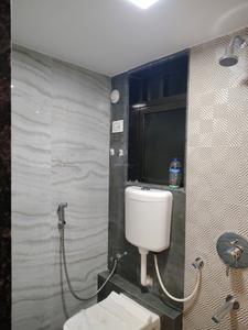 Common Bathroom Image of 750 Sq.ft 1 BHK Apartment / Flat for rent in Puraniks City Reserva Phase 1, Kasarvadavali Thane for Rs. 15238