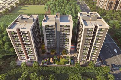 Image of 2583 Sq.ft 3 BHK Apartment / Flat for sale in Kudasan, Gandhinagar for Rs. 12600000