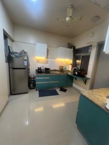 Kitchen Image of 950 Sq.ft 2 BHK Apartment / Flat for rent in Bramha F Residences T5 T6 And T7, Wadgaon Sheri Pune for Rs. 45000