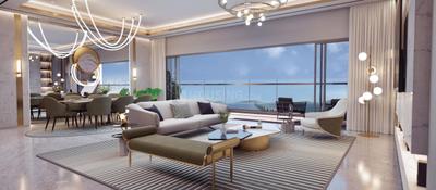 Bedroom Image of 2650 Sq.ft 4.5 BHK Apartment / Flat for sale in L And T The Gateway, Sewri Mumbai for Rs. 131000000