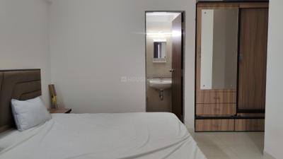 Bedroom Image of 1214 Sq.ft 2 BHK Apartment / Flat for rent in Shantigram Ahmedabad for Rs. 41000