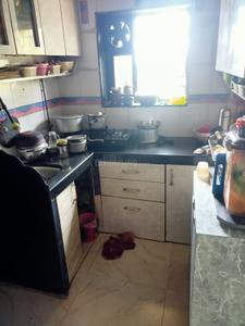 Kitchen Image of 600 Sq.ft 2 BHK Apartment / Flat for sale in Airoli Navi Mumbai for Rs. 13500000
