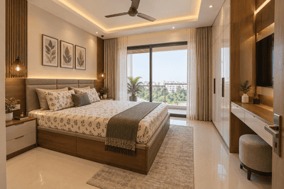 Bedroom Image of 1585 Sq.ft 3 BHK Apartment / Flat for sale in NBR Soul Of The Seasons Phase 1, Mullur Bengaluru for Rs. 13700000