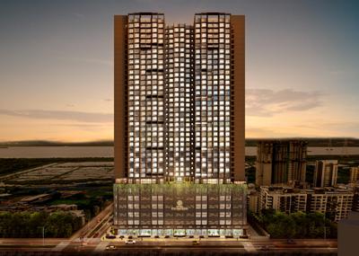 Image of 1020 Sq.ft 2 BHK Apartment / Flat for sale in Kanakia Beverly Heights, Bhayandar East, Mira Bhayandar for Rs. 12500000