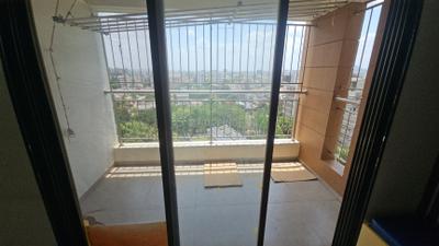 Balcony Image of 1450 Sq.ft 3 BHK Apartment / Flat for rent in Parksyde Homes, Hanuman Nagar Nashik for Rs. 24000