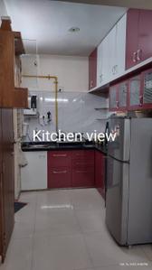 Kitchen Image of 1296 Sq.ft 2 BHK Apartment / Flat for rent in Bansal Shiva Blessing, Sargasan Gandhinagar for Rs. 27000