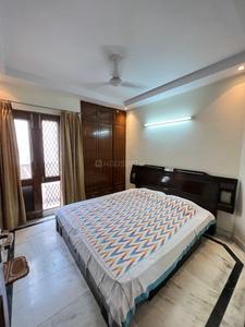 Bedroom Image of 1600 Sq.ft 3 BHK Builder Floor for rent in Safdarjung Enclave New Delhi for Rs. 90000