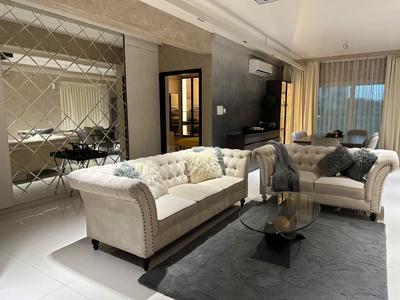 Living Room Image of 2395 Sq.ft 3 BHK Apartment / Flat for sale in Rajapushpa Eterna, Financial District Hyderabad for Rs. 33000000