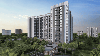 Image of 994 Sq.ft 2 BHK Apartment / Flat for sale in Mangalam Melizma, Kiwale, Pune for Rs. 5000000