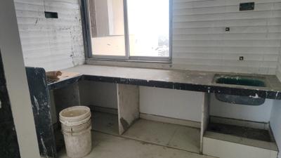 Kitchen Image of 675 Sq.ft 1 BHK Apartment / Flat for sale in Rajaram Shivam Enclave, Shilphata Thane for Rs. 4200000