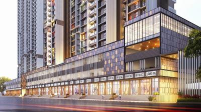 Image of 776 Sq.ft 2 BHK Apartment / Flat for sale in Raymond Tenx District 9 Tower A, Thane West, Thane for Rs. 14900000