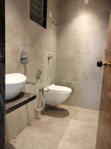 Common Bathroom Image of 660 Sq.ft 1 BHK Apartment / Flat for rent in Bhagwati Neelkanth Heights, Kalamboli Navi Mumbai for Rs. 19000