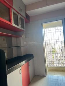 Kitchen Image of 885 Sq.ft 2 BHK Apartment / Flat for rent in Basudev Builders Vasudev Planet, Mira Road East Mira Bhayandar for Rs. 30000