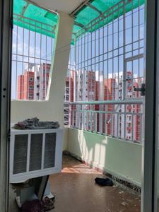 Bedroom Three Image of 1050 Sq.ft 2.5 BHK Apartment / Flat for rent in UPAVP Ganga Yamuna And Hindon Enclave, Siddharth Vihar Ghaziabad for Rs. 28000