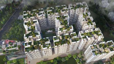 Image of 960 Sq.ft 3 BHK Apartment / Flat for sale in F Residences Merlin Phase 1, Rajarhat, Kolkata for Rs. 12300000