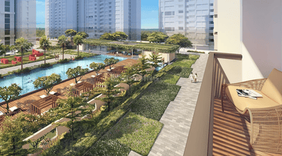 Image of 920 Sq.ft 2 BHK Apartment / Flat for sale in Kolshet, Thane for Rs. 15200000