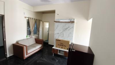 Living Room Image of 900 Sq.ft 2 BHK Builder Floor for rent in Mahadevapura Bengaluru for Rs. 37000
