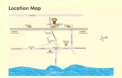 Image of 863 Sq.ft 3 RK Apartment / Flat for sale in Mankundu, Hooghly for Rs. 2157500