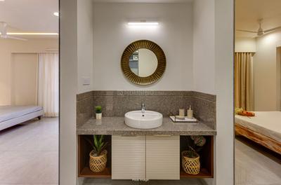 Bathroom Image of 1450 Sq.ft 3 BHK Apartment / Flat for sale in Dhanani Towers, Sevasi Vadodara for Rs. 7500000