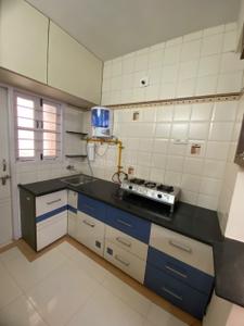 Kitchen Image of 1200 Sq.ft 2 BHK Apartment / Flat for rent in Satyam Status , Jodhpur Ahmedabad for Rs. 33000