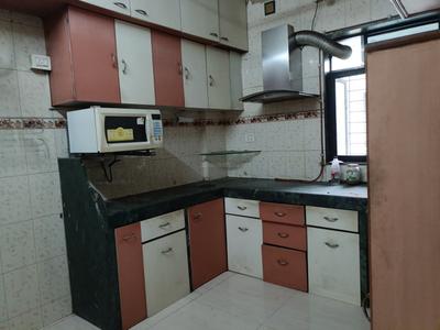 Kitchen Image of 850 Sq.ft 2 BHK Apartment / Flat for rent in Virat Tower, Kalwa Thane for Rs. 35000