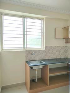 Kitchen Image of 380 Sq.ft 1 BHK Apartment / Flat for rent in Bilekahalli Bengaluru for Rs. 14000
