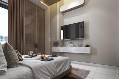 Bedroom Image of 1000 Sq.ft 2 BHK Apartment / Flat for sale in Optima Residency, Kondhwa Pune for Rs. 5300000
