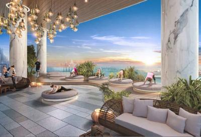 Image of 818 Sq.ft 1 BHK Apartment / Flat for sale in Damac Bay s Edge by Damac Properties, Dubai Harbour, Dubai for Rs. 88400000