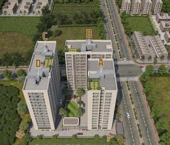 Image of 1227 Sq.ft 2 BHK Apartment / Flat for sale in Prestige Morar , Adajan Gam, Surat for Rs. 5751000