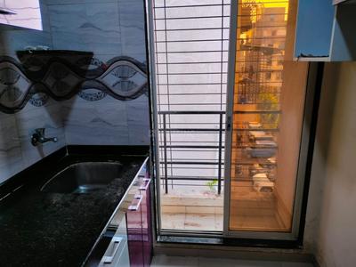 Kitchen Image of 610 Sq.ft 1 BHK Apartment / Flat for sale in Karanjade Navi Mumbai for Rs. 3700000