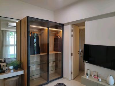 Bedroom Image of 970 Sq.ft 3 BHK Apartment / Flat for rent in Tirupati Regalia Phase 2, Dhanori Pune for Rs. 35000
