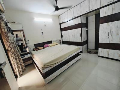 Bedroom Image of 1200 Sq.ft 2 BHK Apartment / Flat for rent in Kanha City, Sayajipura Vadodara for Rs. 18000