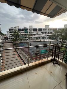 Balcony Image of 1950 Sq.ft 3 BHK Apartment / Flat for rent in Vasna Vadodara for Rs. 30000