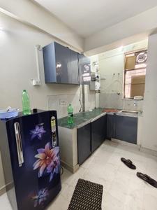 Kitchen Image of 550 Sq.ft 1 BHK Apartment / Flat for rent in Pratap Nagar Jaipur for Rs. 15000